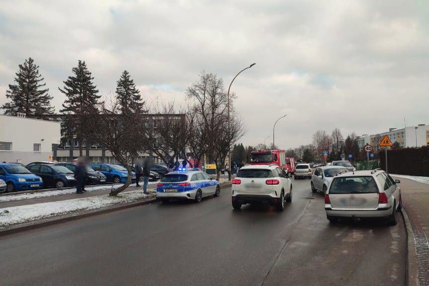 Potrącenie chłopca na Szkolnej w Jaśle