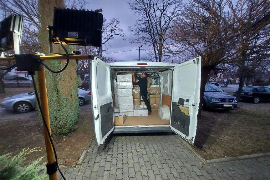 Jasło dla Sambora i Truskawca - samochody pełne darów