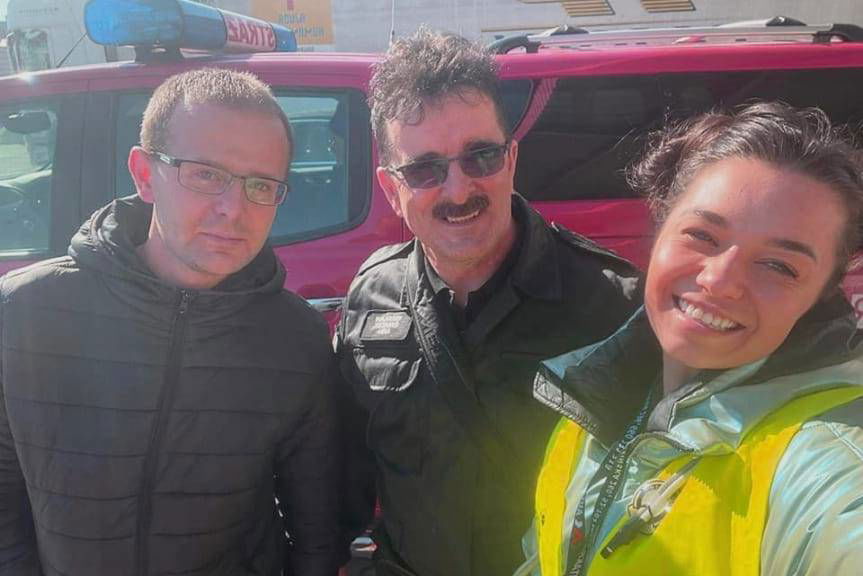 Pomoc humanitarna dla uchodźców w Centrum Humanitarnym w Przemyślu