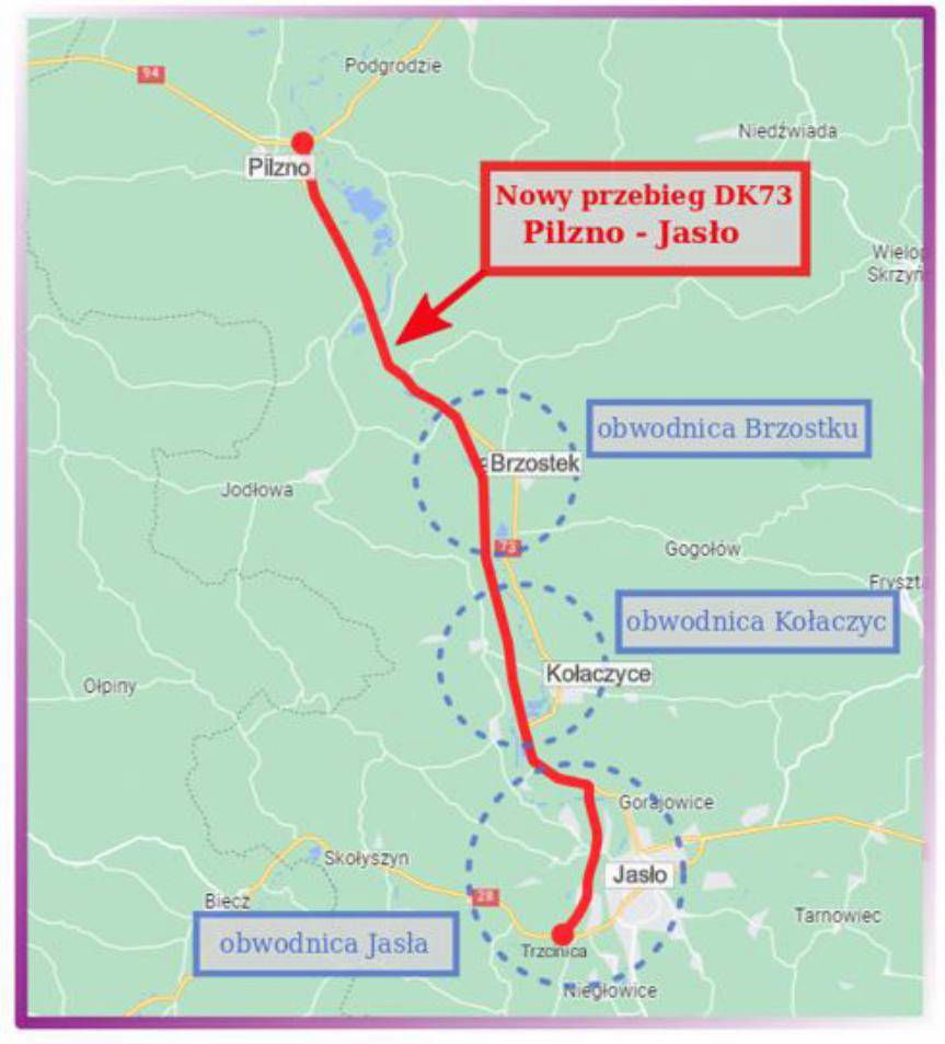 Coraz bliżej budowy obwodnicy Pilzno - Jasło
