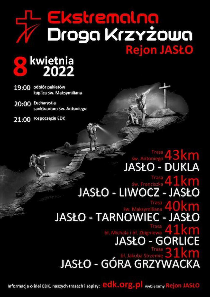 Ekstremalna Droga Krzyżowa 2022 - zapisy