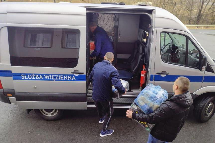 Pracownicy i osadzeni ZK w Jaśle włączyli się w pomoc Ukrainie