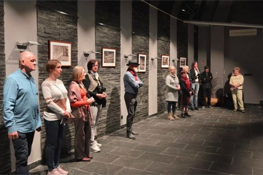 Wernisaż wystawy "Pejzaże" Michała Piotrowskiego