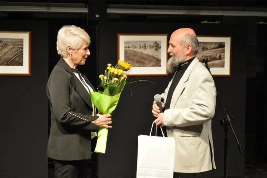 Wernisaż wystawy "Pejzaże" Michała Piotrowskiego