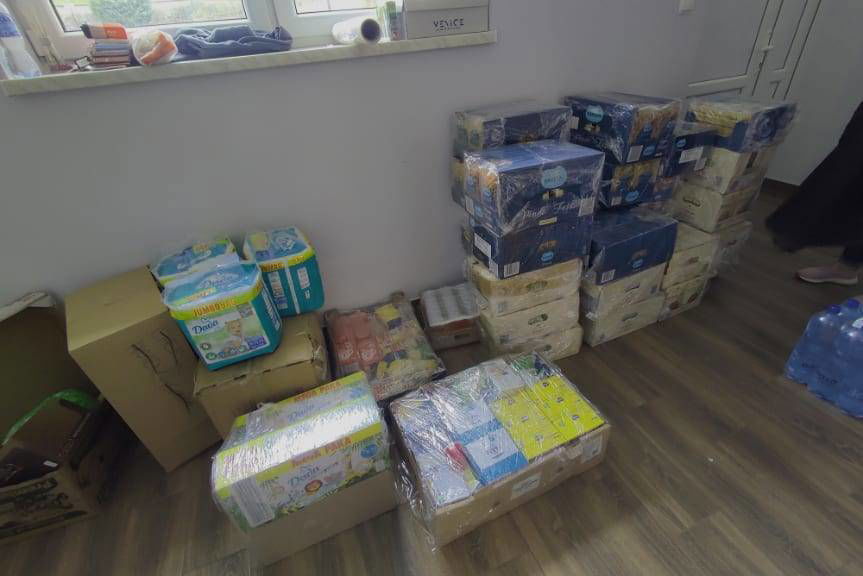 Przekazali dary na Ukrainę