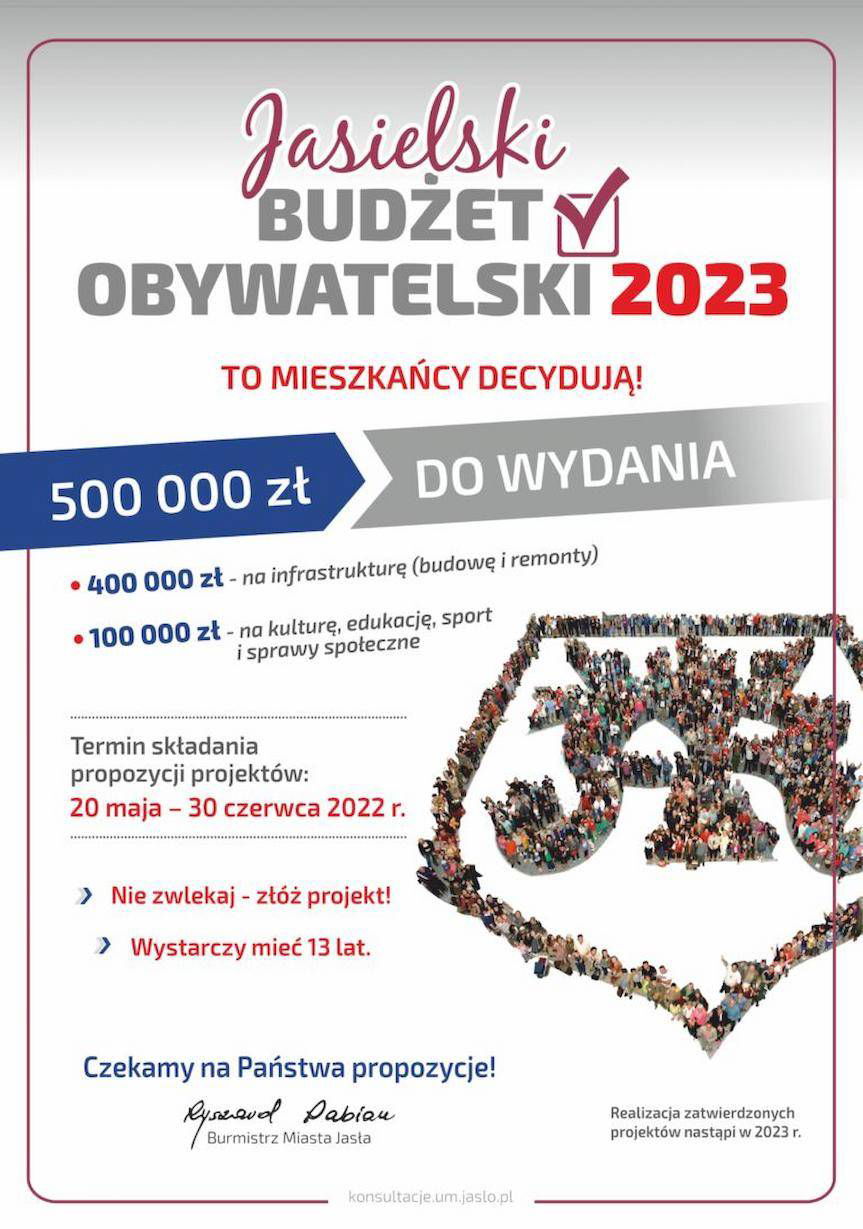 Zgłoś swój projekt do budżetu obywatelskiego
