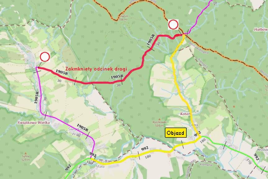 Będą utrudnienia w ruchu. Zamknięta droga
