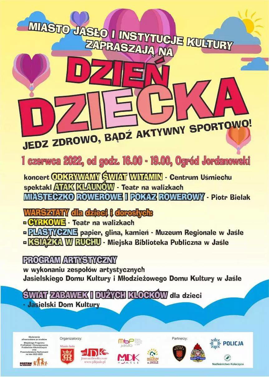 Dzień Dziecka z atrakcjami w Jaśle, Nowym Żmigrodzie i Osieku Jasielskim