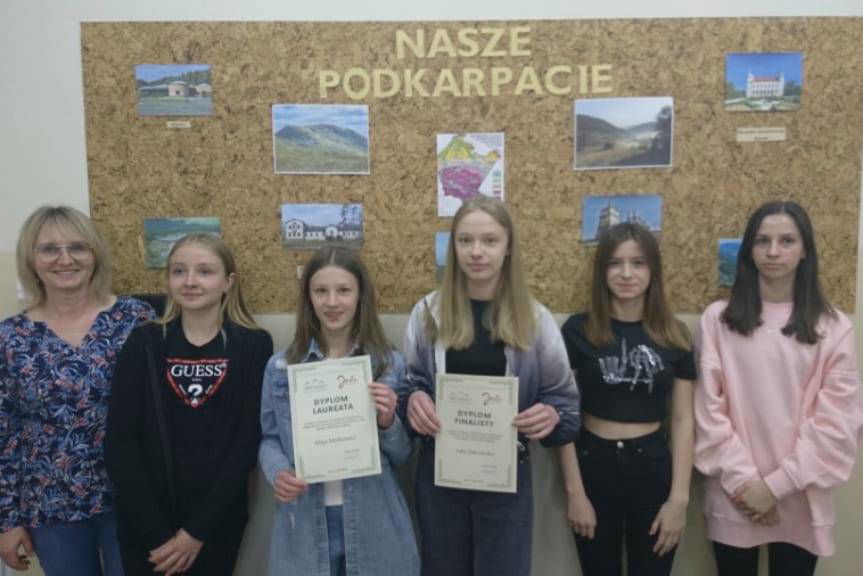 I miejsce Mai Motkowicz w konkursie geograficznym