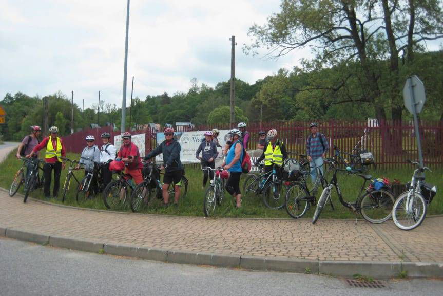 Zwiedzali uzdrowisko Wapienne