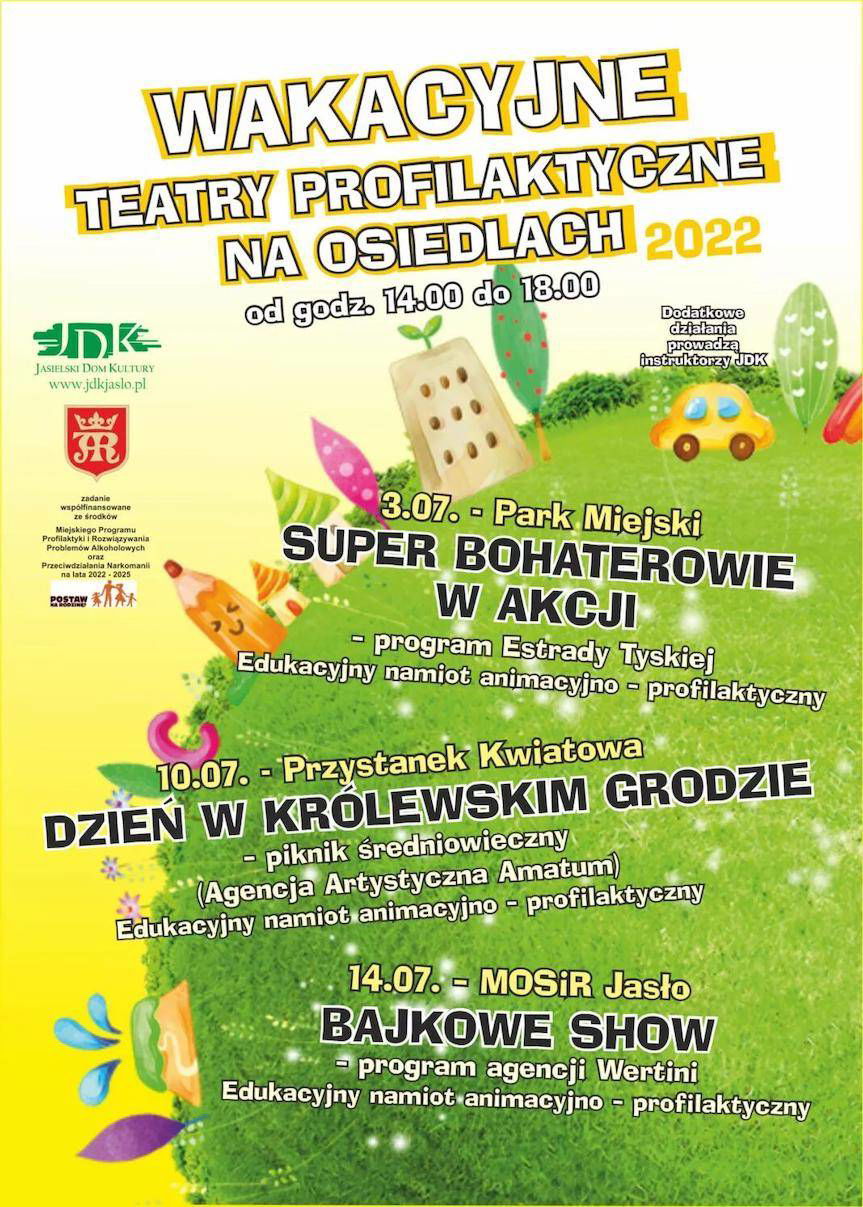 Wakacyjne Teatry Profilaktyczne w Jaśle
