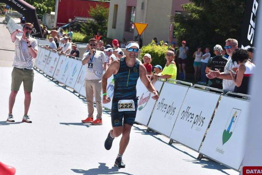 Piąte miejsce dla policjanta z Jasła podczas "Susz Triathlon 2022"