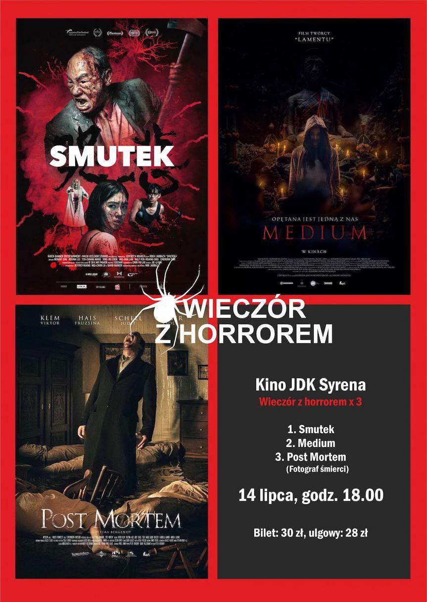 Kinowy "Wieczór z Horrorem" w JDK Syrena