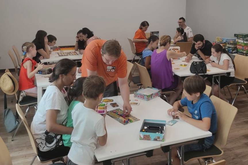 Warsztaty gier planszowych w MBP w Jaśle