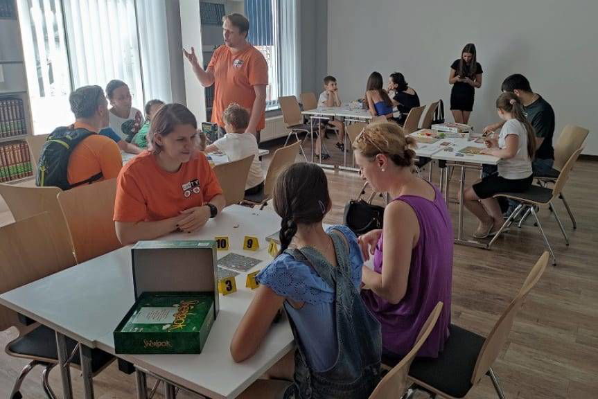 Warsztaty gier planszowych w MBP w Jaśle