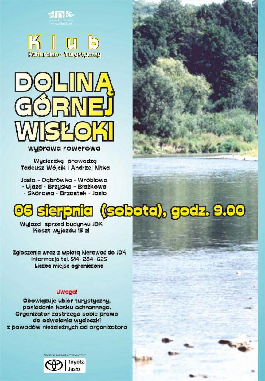 Rowerem wzdłuż Wisłoki - zapowiedź