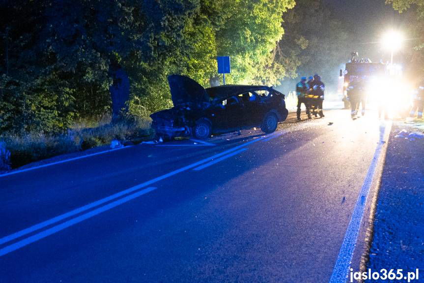 Wypadek w Pielgrzymce, trzy osoby w szpitalu