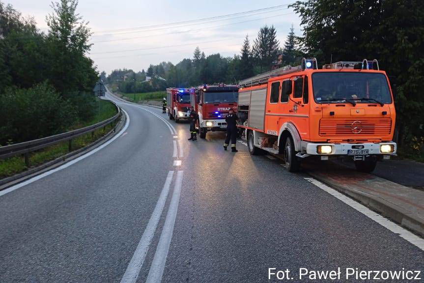 Wyciek gazu w domu jednorodzinnym w Majscowej