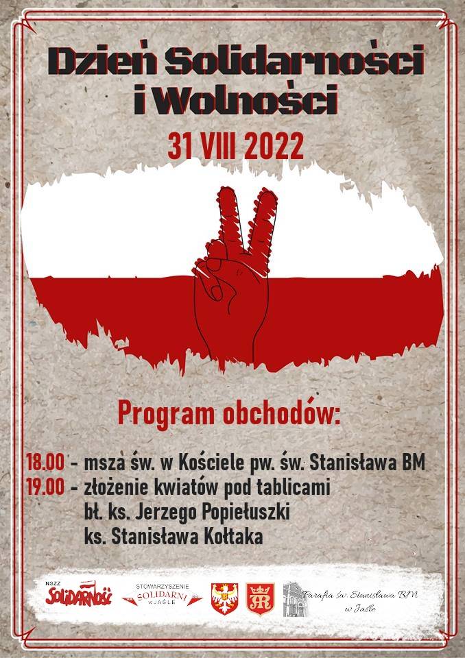 Dzień Solidarności i Wolności w Jaśle - zapowiedź