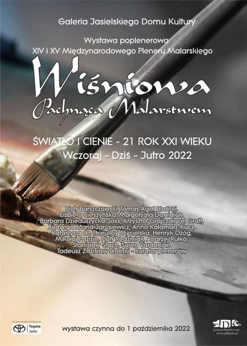 Wiśniowa pachnąca malarstwem w Galerii JDK