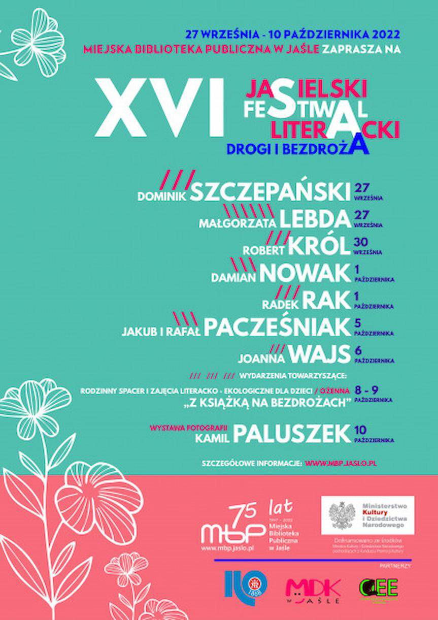 Jasielski Festiwal Literacki już wkrótce