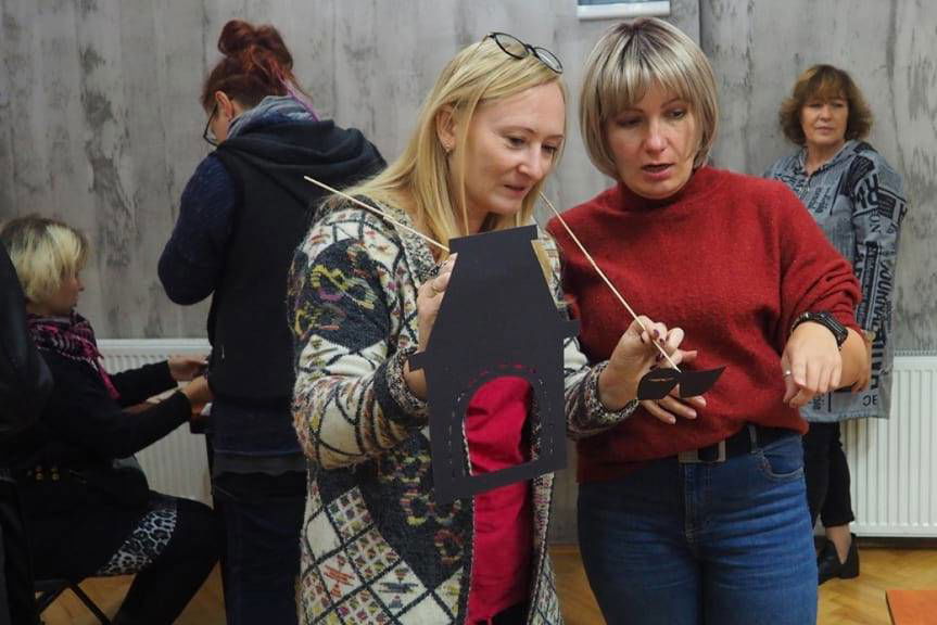 Pierwsze spotkanie w ramach instruktorskich warsztatów lalkarskich