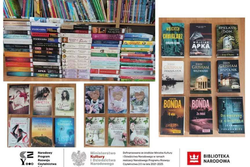 Nowości wydawnicze w bibliotekach gminy Jasło