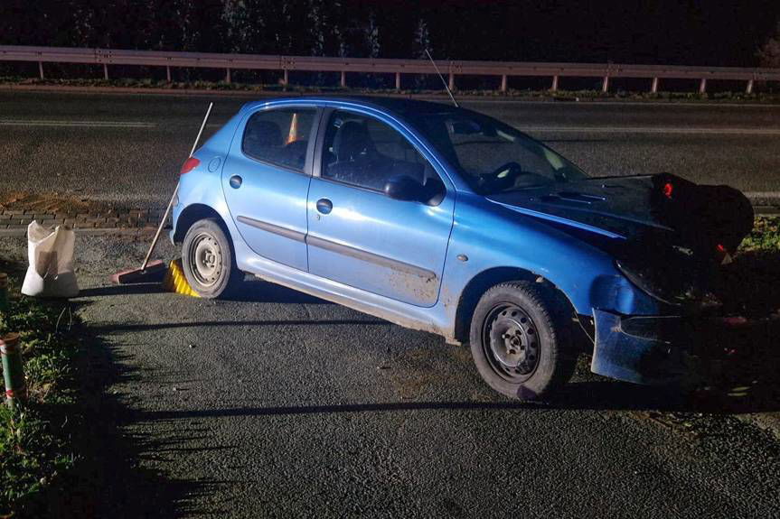 Zderzenie dwóch samochodów w Skołyszynie