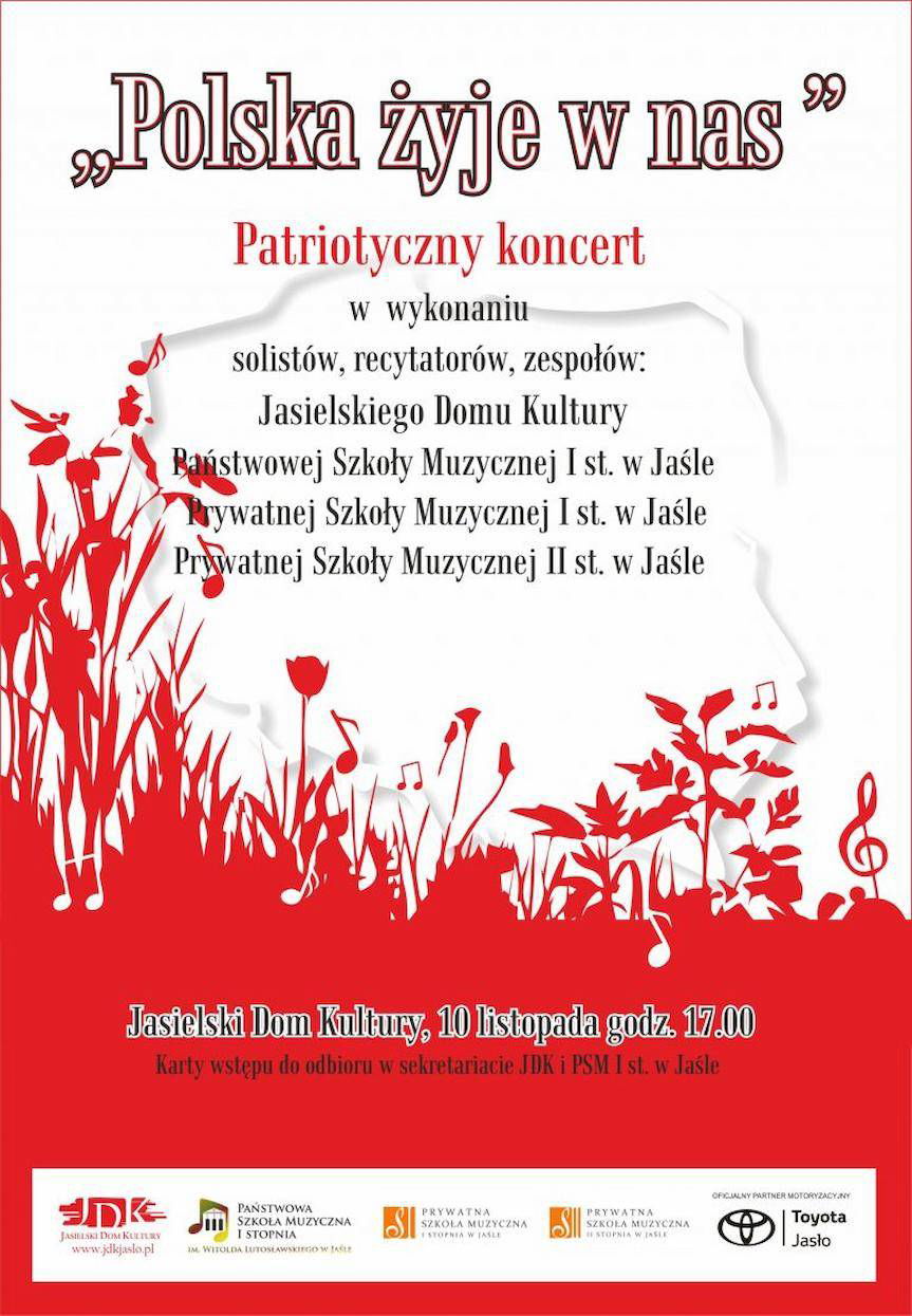 Koncert patriotyczny "Polska żyje w nas" w JDK