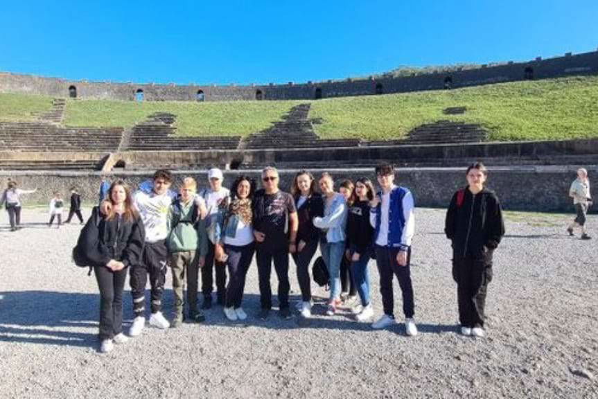 Uczniowie ze Święcan na wyjeździe we Włoszech