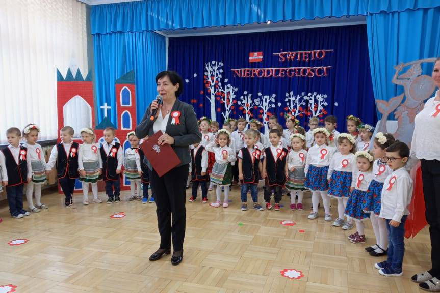 Przedszkolaki świętowały Dzień Niepodległości