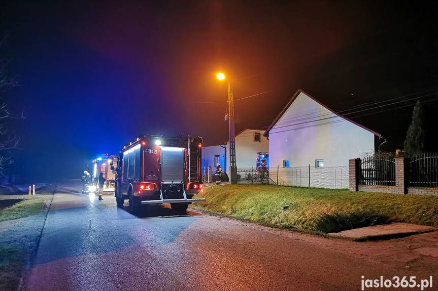 Pożar w budynku gospodarczym w Łubnie Szlacheckim