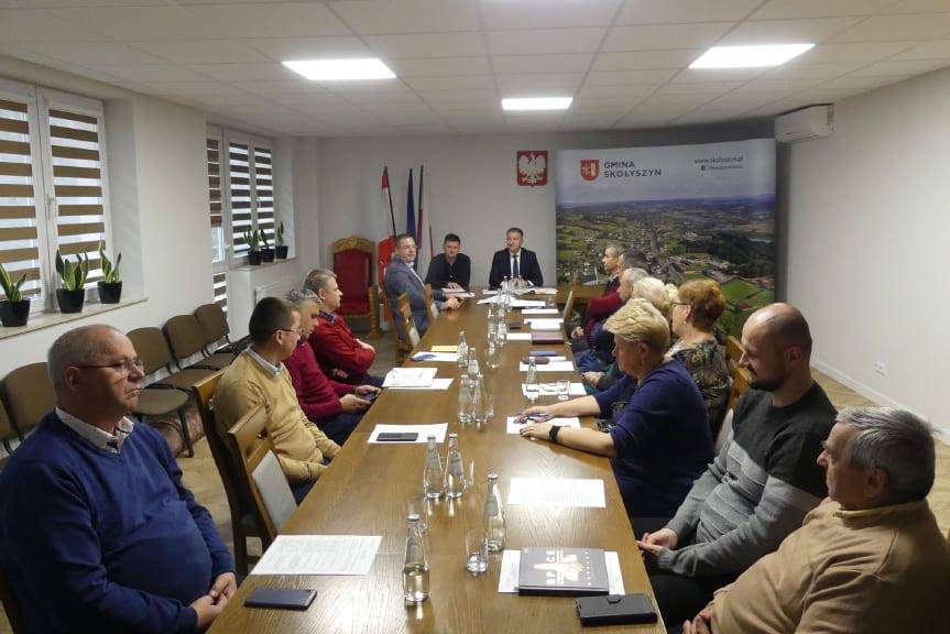 Spotkanie Wójta Gminy Skołyszyn z Sołtysami