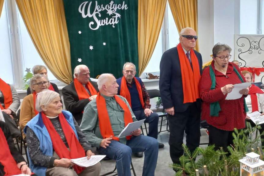 Spotkanie wigilijne w Dziennym Domu Pomocy w Jaśle