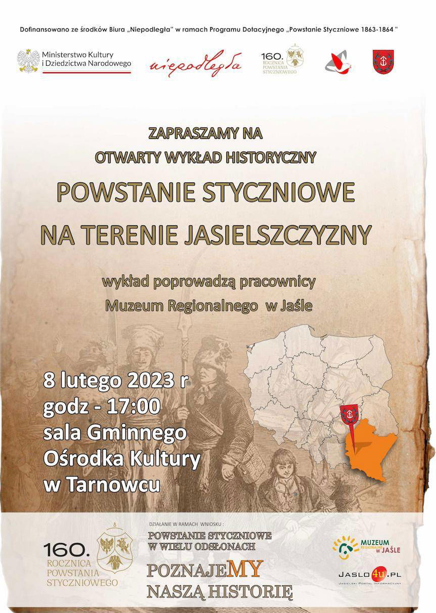 Otwarty Wykład Historyczny - Powstanie Styczniowe na terenach jasielszczyzny