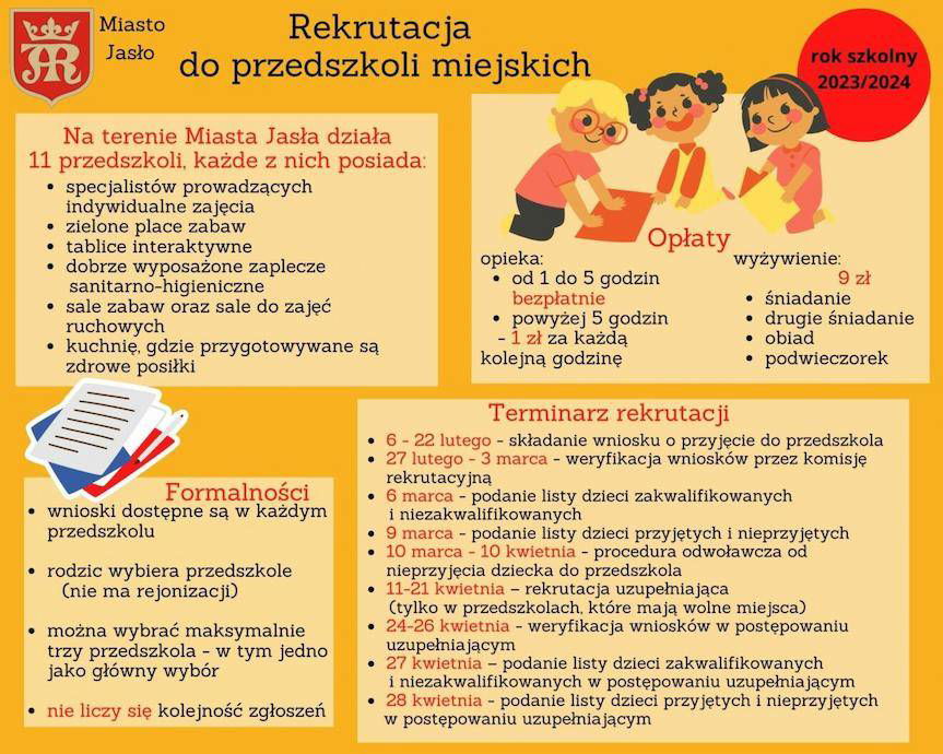 Rusza rekrutacja do przedszkoli