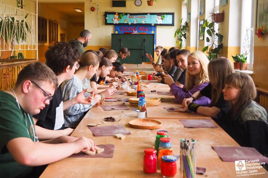 Aktywne ferie zuchów i harcerzy Hufca ZHP Jasło