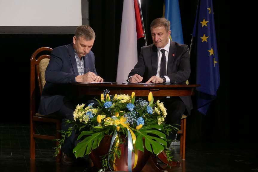 Porozumienie o współpracy między Gminą Skołyszyn a Gromadą Horodnia