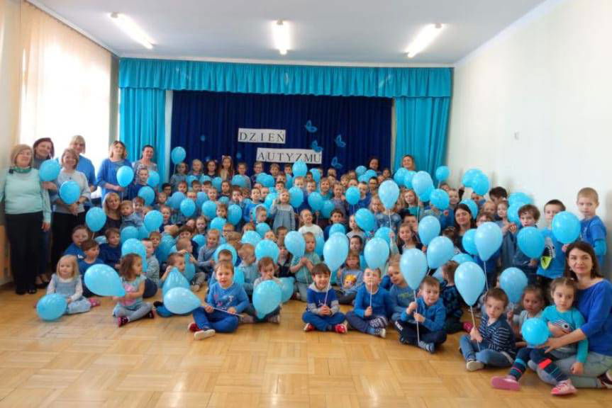 Przedszkolaki w Jaśle obchodzą Światowy Dzień Świadomości Autyzmu
