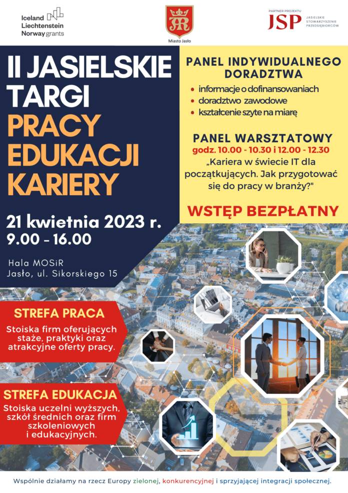 II Jasielskie Targi Pracy Edukacji i Kariery już w najbliższy piątek