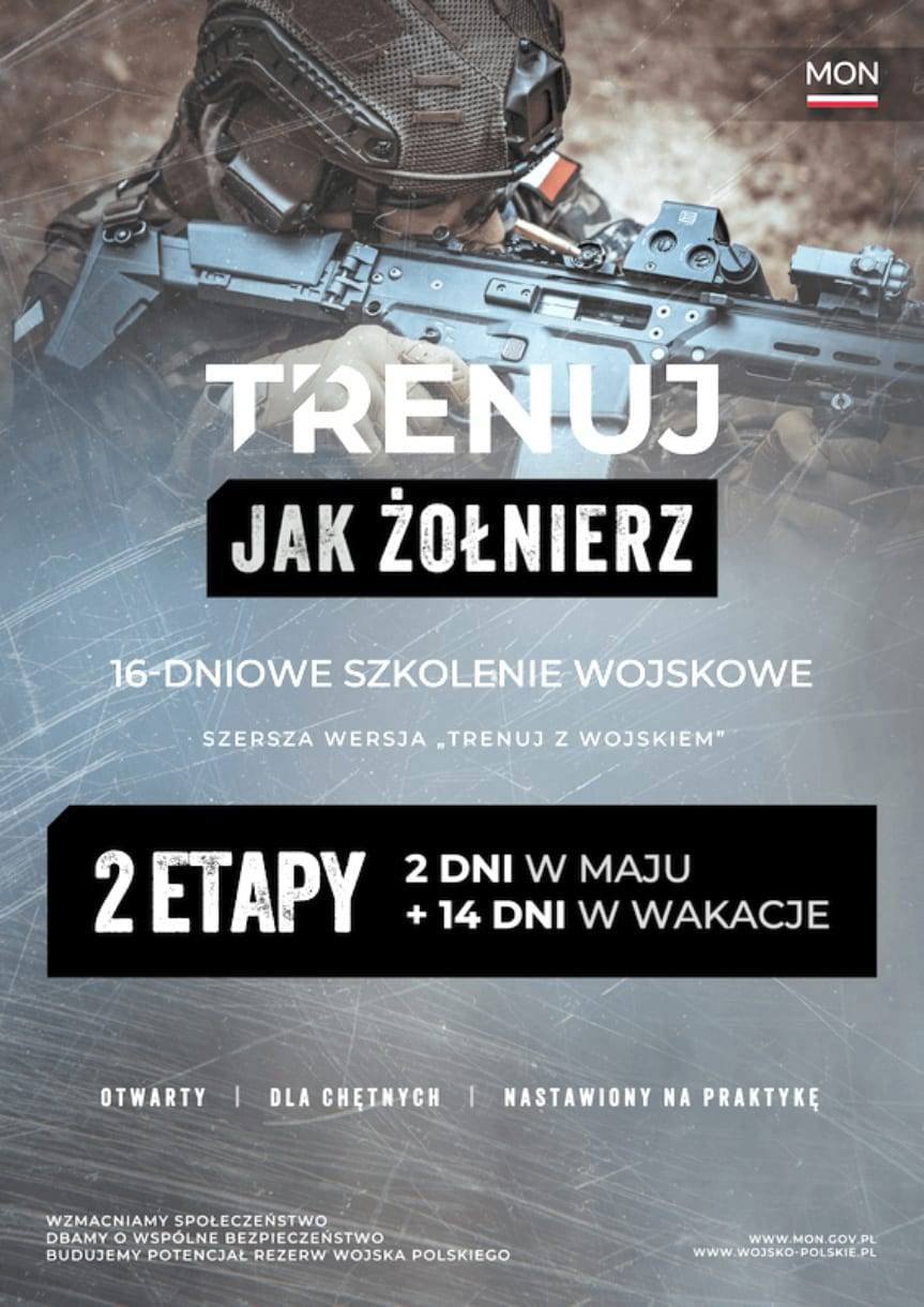 Wystartował projekt "Trenuj jak żołnierz"