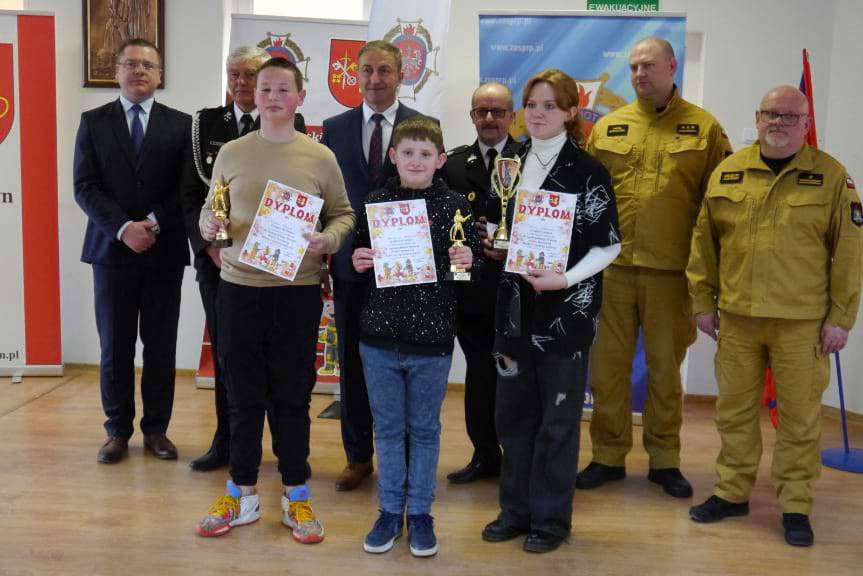 Eliminacje gminne w Turnieju Wiedzy Pożarniczej w Skołyszynie