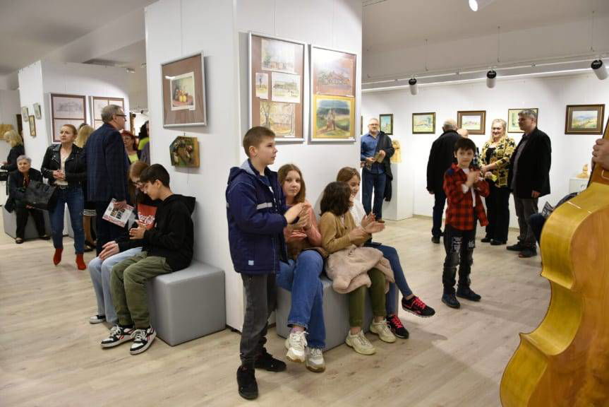 Wernisaż wystawy prac Antoniego Bolka z Załęża