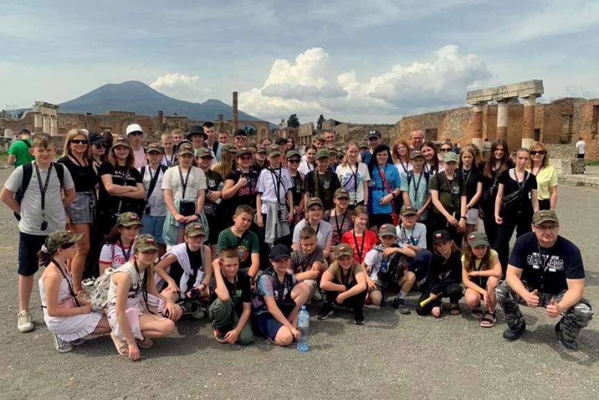 Wycieczka Strzelców z Kołaczyc do Włoch