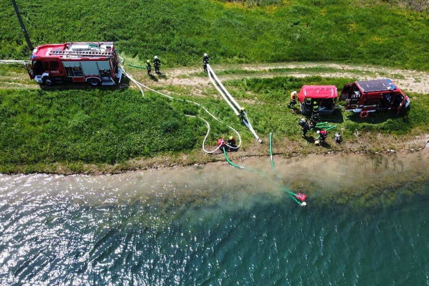 W Ujeździe ćwiczyła powiatowa kompania zaopatrzenia wodnego