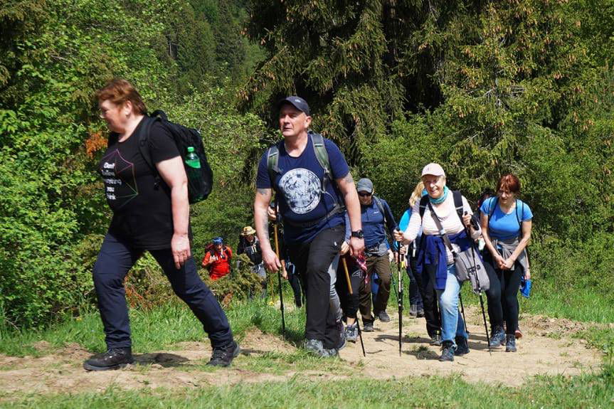 Wędrowali po Małych Pieninach