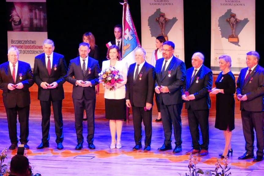 Delegacja Powiatu Jasielskiego na obchodach Dnia Samorządu Terytorialnego