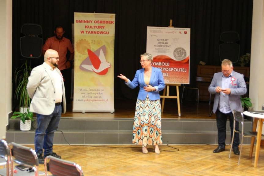 Patriotyczny wykład w Tarnowcu