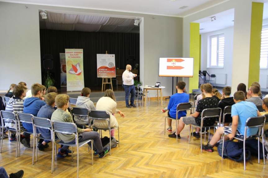 Patriotyczny wykład w Tarnowcu