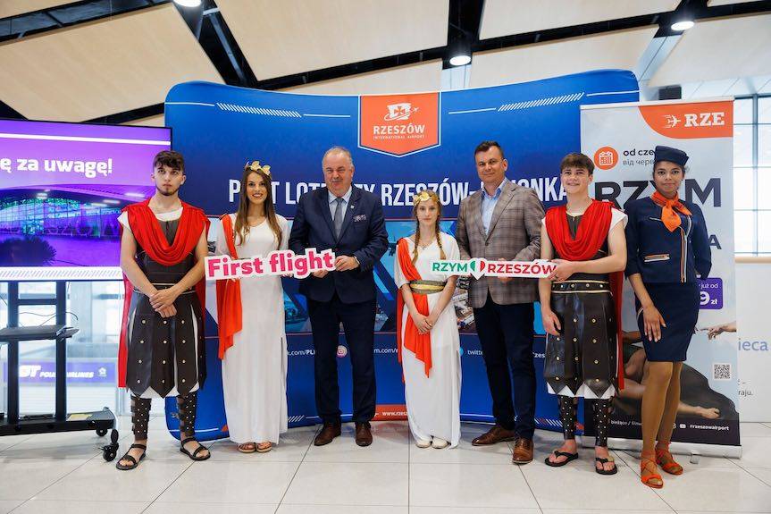 Ruszyły loty z Jasionki do Rzymu